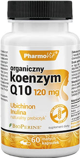 Organický koenzym Ubichinon Q10 120mg PHARMOVIT